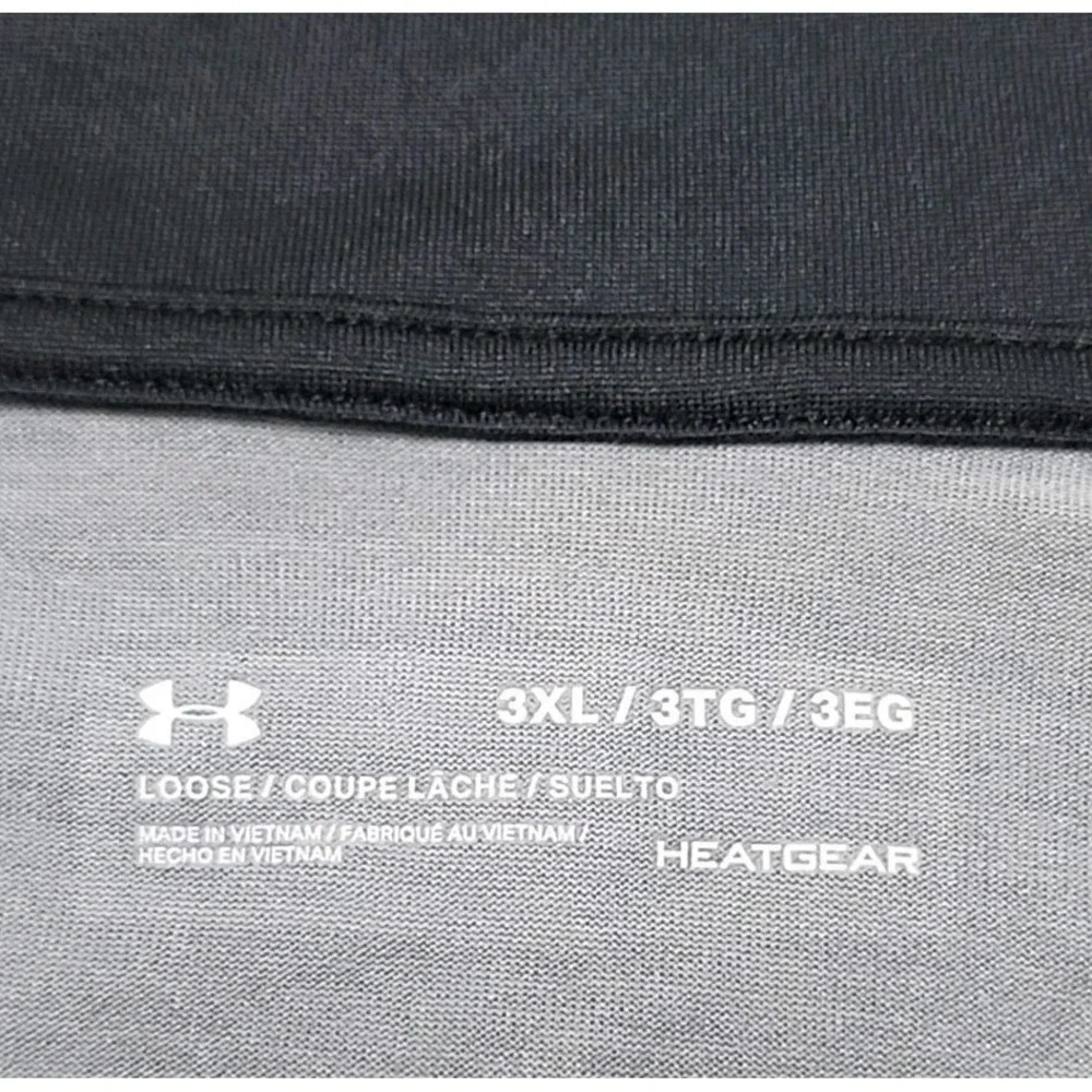 Under Armour Mens HeatGear‎ 2.0 1/2 Zip Pullover Grey 1328495-035 3XL NWT